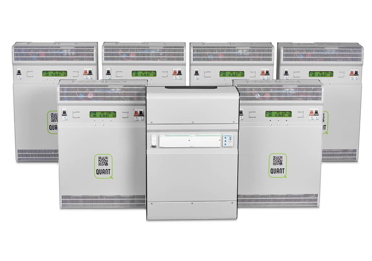 Фото Трехфазный стабилизатор напряжения Quant-84 (6х14) инверторный, мощность 82,8 кВт