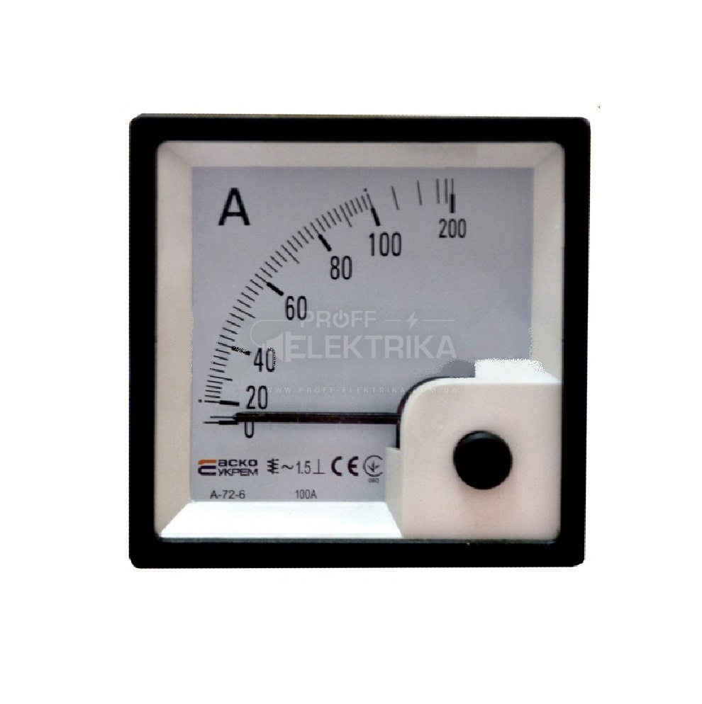 Фото Амперметр АC 10А 72*72 (А-72-6) Аско