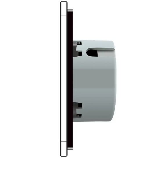 Фото 3 Сенсорний прохідний перехресний вимикач 4 сенсори 1-1-1-1 чорне скло Livolo