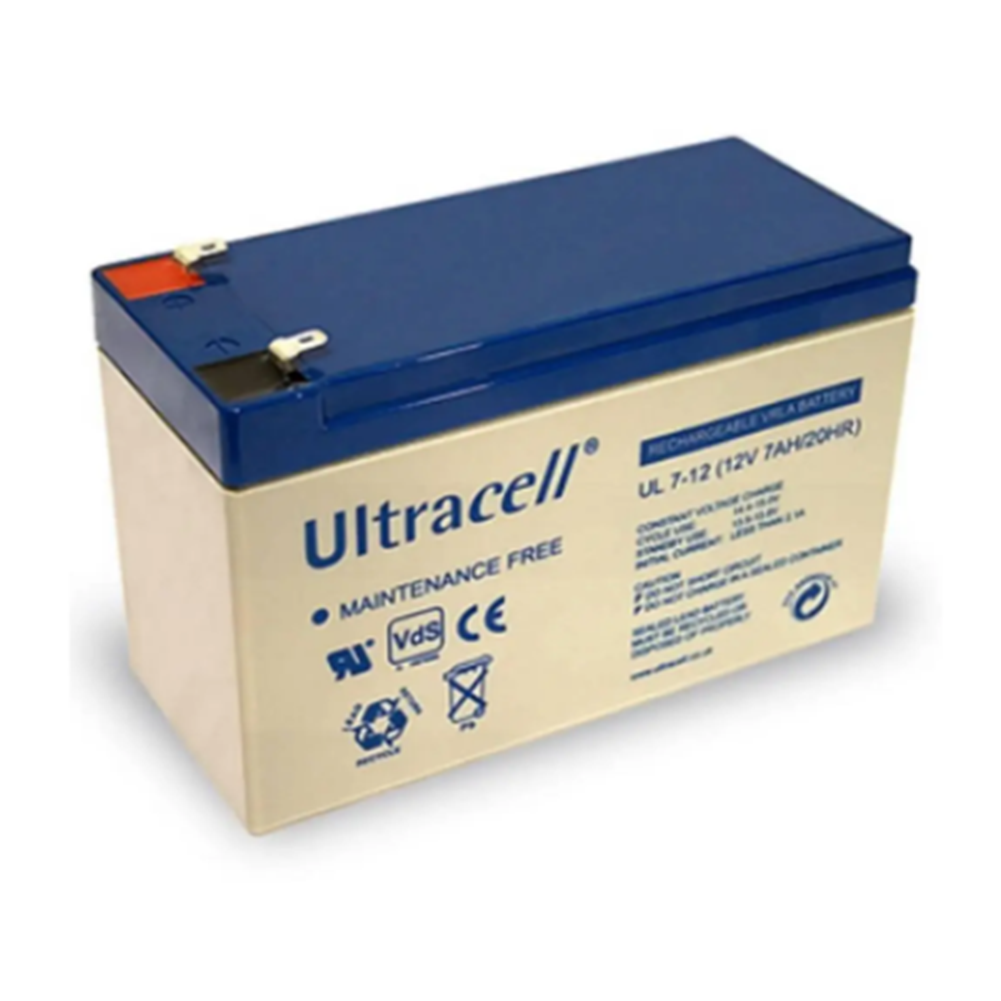 Фото Акумуляторна батарея Ultracell UL7-12 AGM 12V 7 Ah