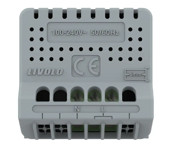 Фото 4 Механізм розумний датчик звуку та освітленості чорний Livolo