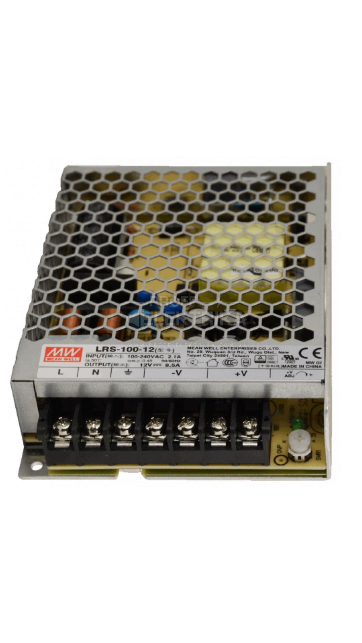 Фото 2 Блок живлення 12V 100W LRS-100-12 MEAN WELL