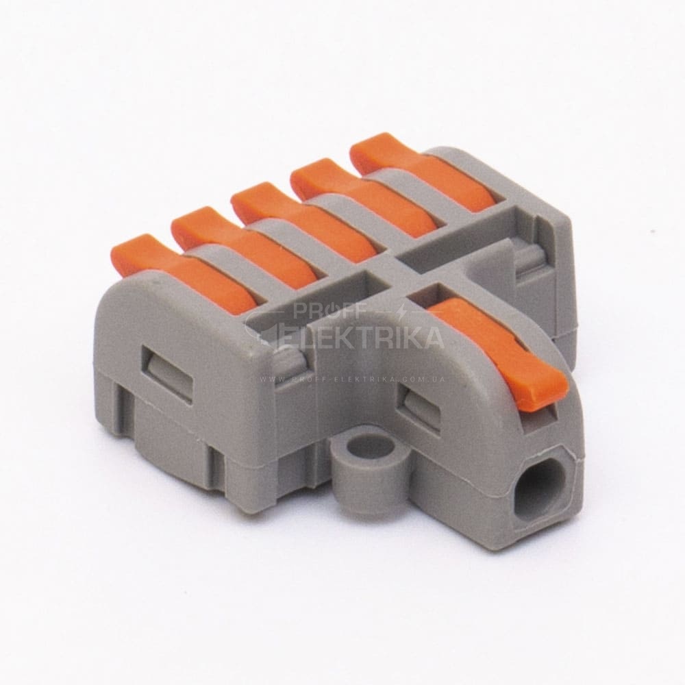 Фото 2 Клема розгалужувач двостороння 1*5 СМК-815 Takel