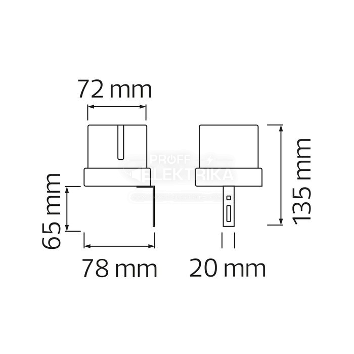 Фото 2 Датчик фотосенсор 25А HL472 LUXOR HOROZ