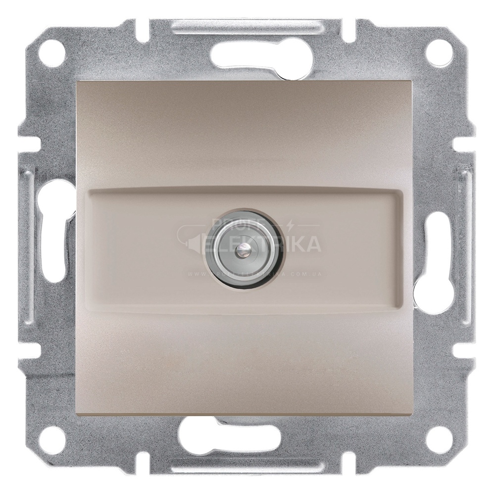 Фото TV розетка конечная Schneider Electric Asfora бронза