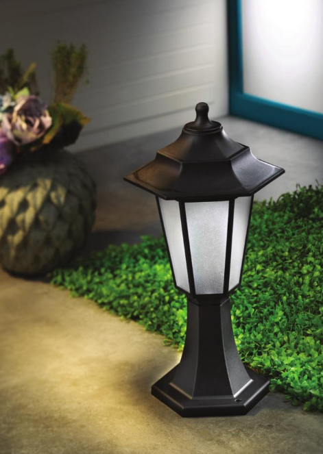 Фото 3 Светильник садово-парковый BEGONYA-1 Е27 черный HOROZ ELECTRIC 400-010-116