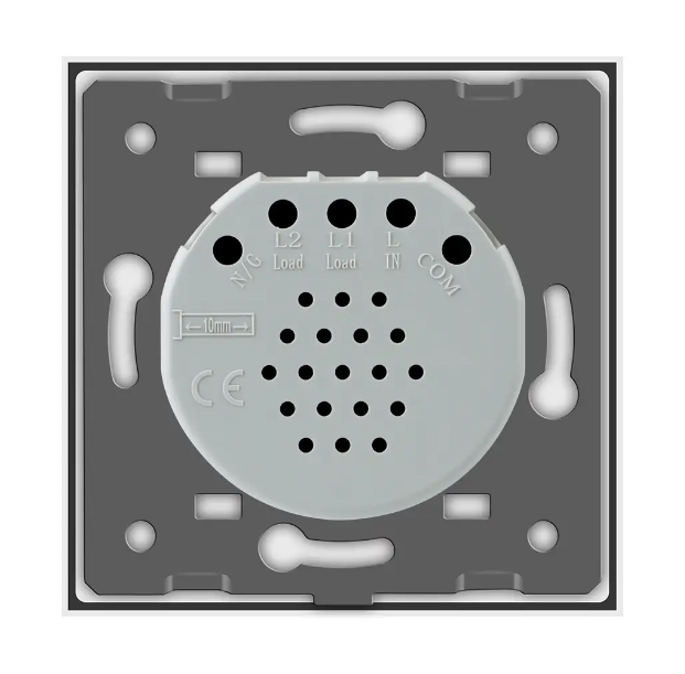 Фото 4 Сенсорний вуличний вологозахищений вимикач 1 сенсор біле скло Livolo