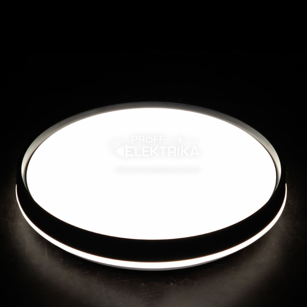 Фото 4 Светильник LED Violux ДББ MONO круг 72W 4500K IP20 черный 200140​