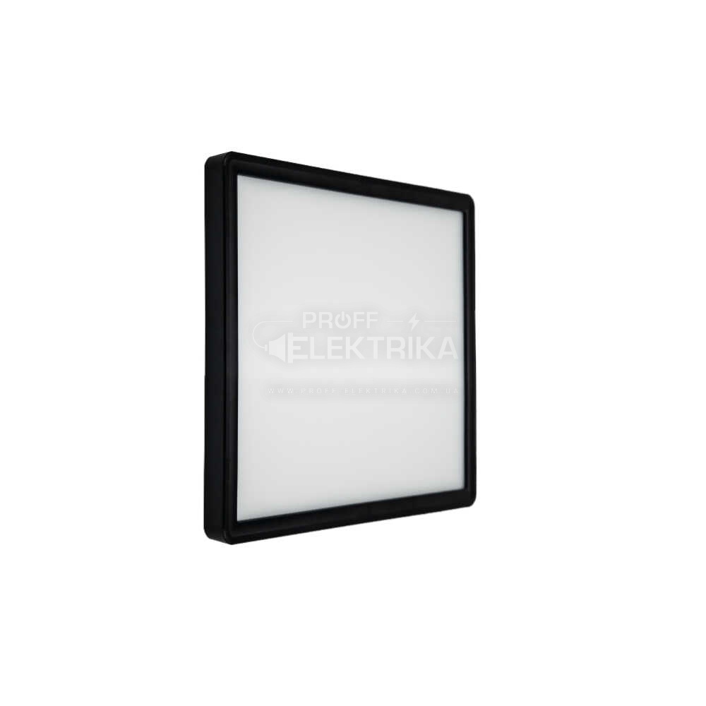 Фото Светильник LED MILLENNIUM 26W 5000K квадрат черный Violux 352226