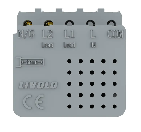 Фото 4 Механізм розетки USB-A та USB-C з Power Delivery 36W чорний Livolo