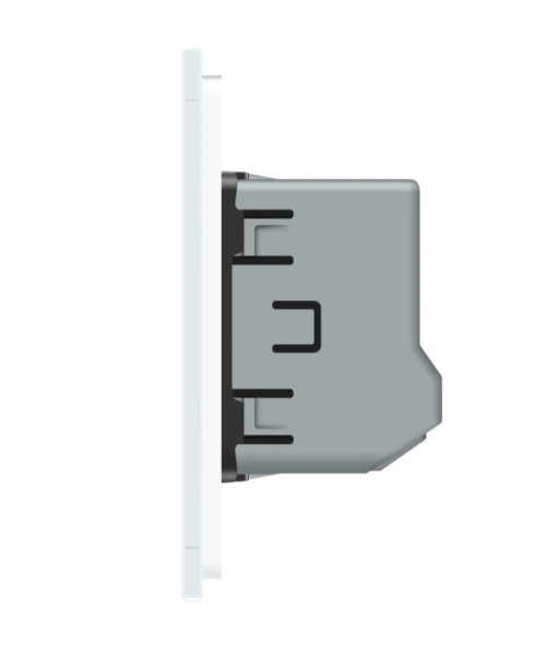 Фото 3 Розумний сенсорний прохідний вимикач EC 2 сенсора біле скло Livolo