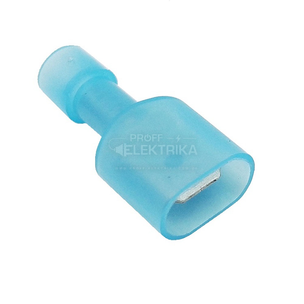 Фото Конектор плоский повністю ізольований роз'єм тато MDFN 2-250 100 штук TAKEL