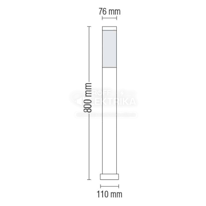 Фото 2 Светильник садово-парковый DEFNE-5 Е27 HOROZ ELECTRIC 075-004-0005-010