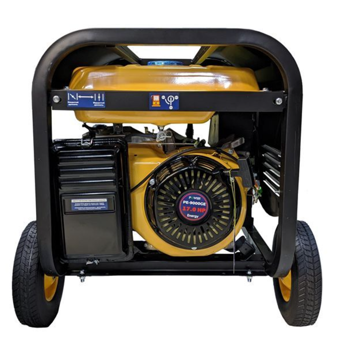 Фото 5 Генератор бензиновий PROFI-TEC PE-9000GE 8,0 кВт 100% мідь