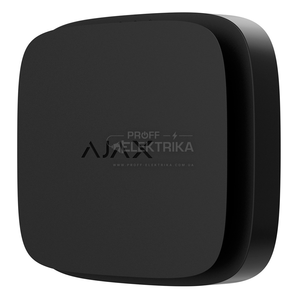 Фото 3 Бездротовий датчик диму, температури та чадного газу Ajax FireProtect 2 RB (Heat/Smoke/CO) чорний