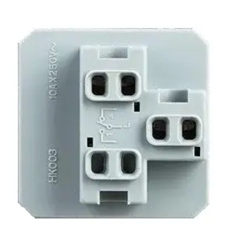 Фото 3 Механизм Кнопочный выключатель без фиксации белый Livolo