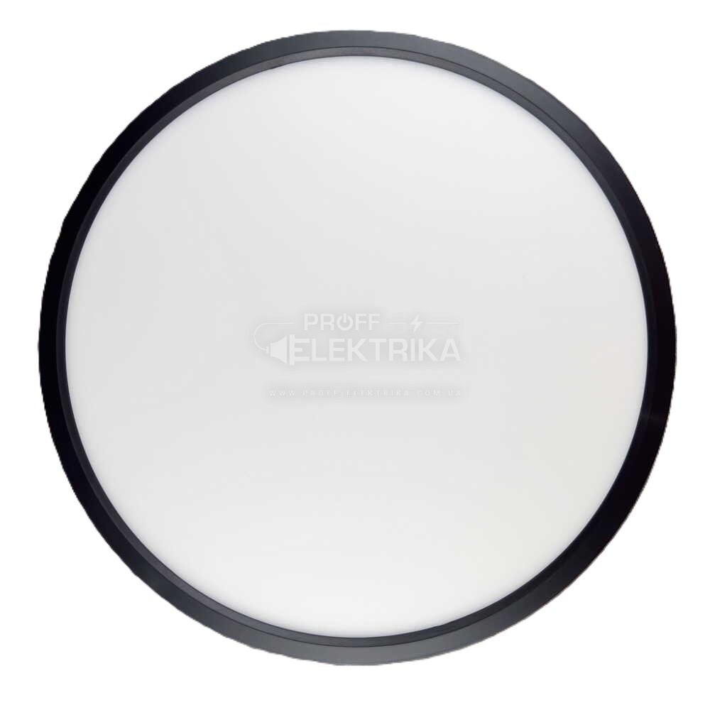 Фото 2 Світильник LED MILLENNIUM 38W 5000K коло чорний Violux 351238