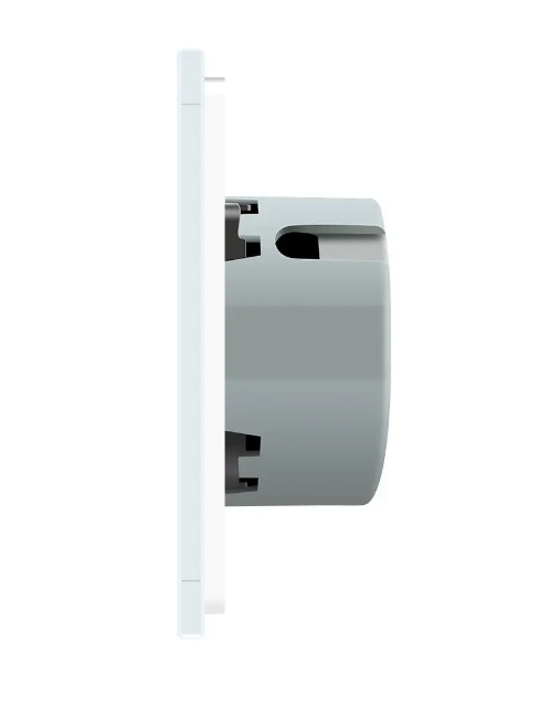 Фото 2 Сенсорный выключатель 1 сенсор 12/24В белое стекло Livolo