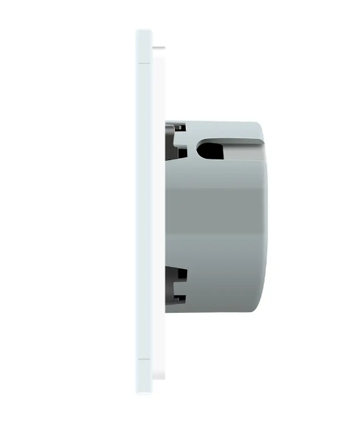 Фото 2 Сенсорний диммер 2 сенсора біле скло Livolo