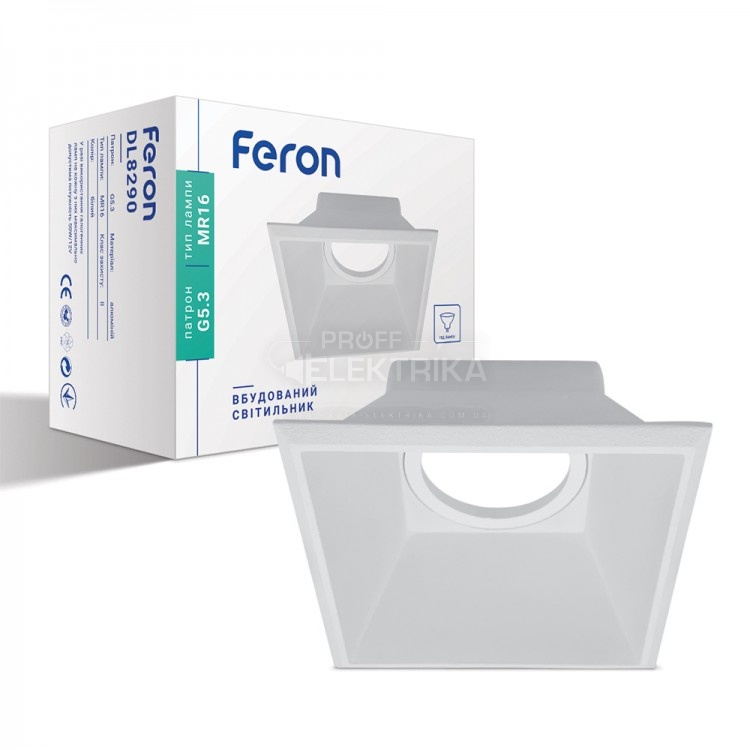 Фото Світильник MR16 G5.3 DL8290 Білий Feron