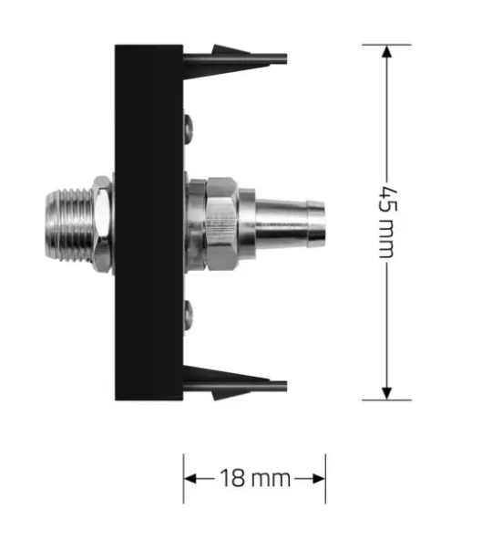 Фото 6 Механізм розетка супутникова SAT чорний Livolo
