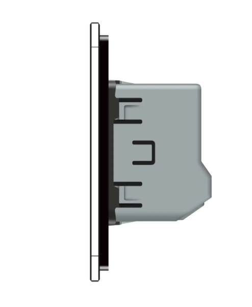 Фото 3 Умный сенсорный димер черное стекло Livolo