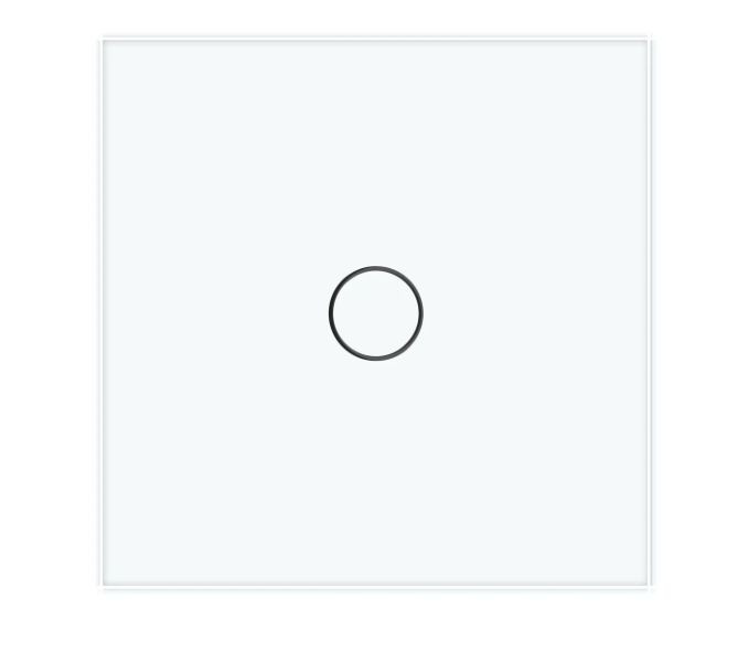 Фото 2 Розумний сенсорний прохідний вимикач EC 1 сенсор біле скло Livolo