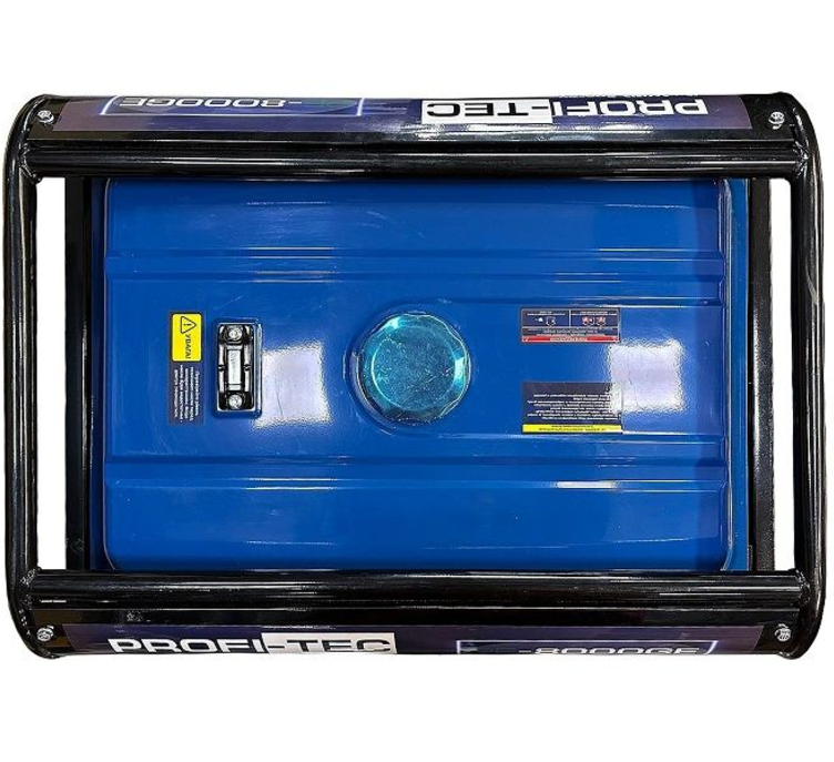 Фото 4 Генератор бензиновый PROFI-TEC PE-8000GE 7,5кВт 100% медь