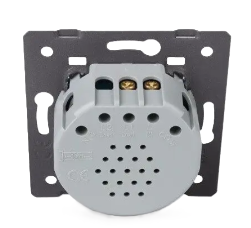 Фото 3 Механизм сенсорный бесшумный проходной/перекрестный выключатель 1 сенсор Livolo