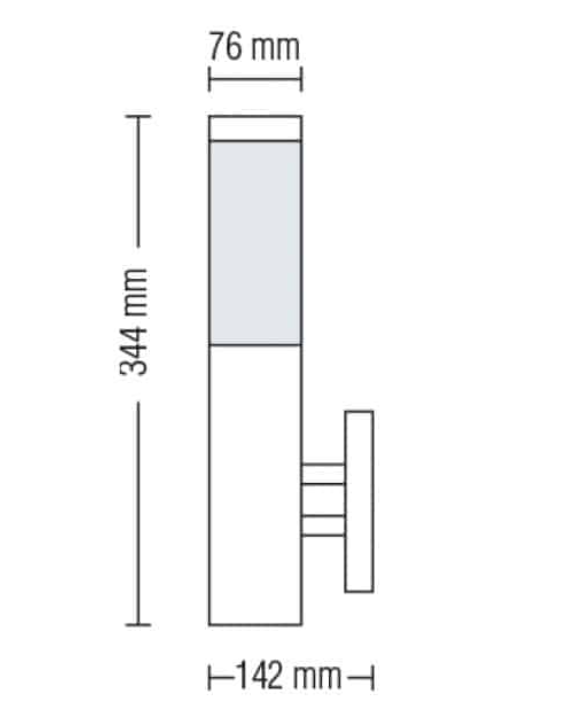 Фото 2 Світильник садово-парковий DEFNE-2 Е27 HOROZ 075-004-0002-010
