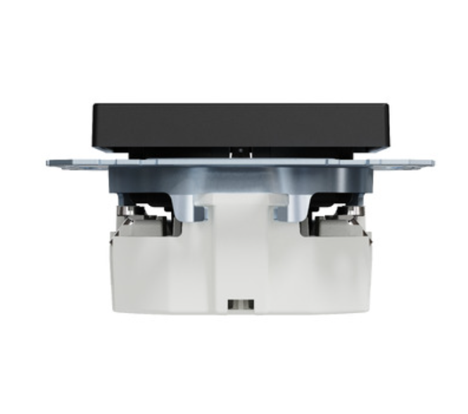 Фото 2 Механізм розетки SCHUKO із захисними шторками Merten System M Ocean Plastic матовий чорний