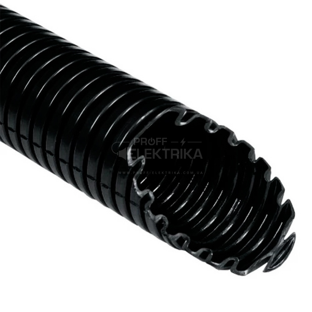 Фото Труба гофрированная ДКС d13/9.7 полиамид УФ-стойкая (50м)