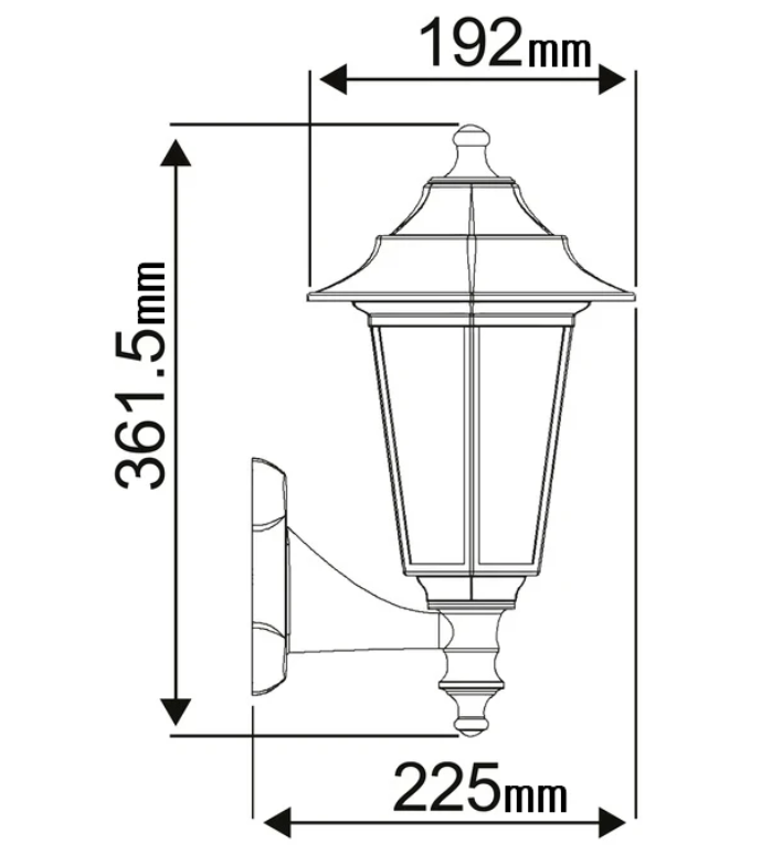 Фото 2 Светильник садово-парковый BEGONYA-2 Е27 черный HOROZ 400-010-117