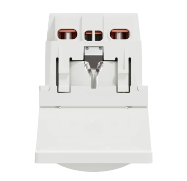 Фото 3 Розетка с заземлением с шторками и крышкой винтовый зажим 16 А белый UNICA NEW Schneider Electric
