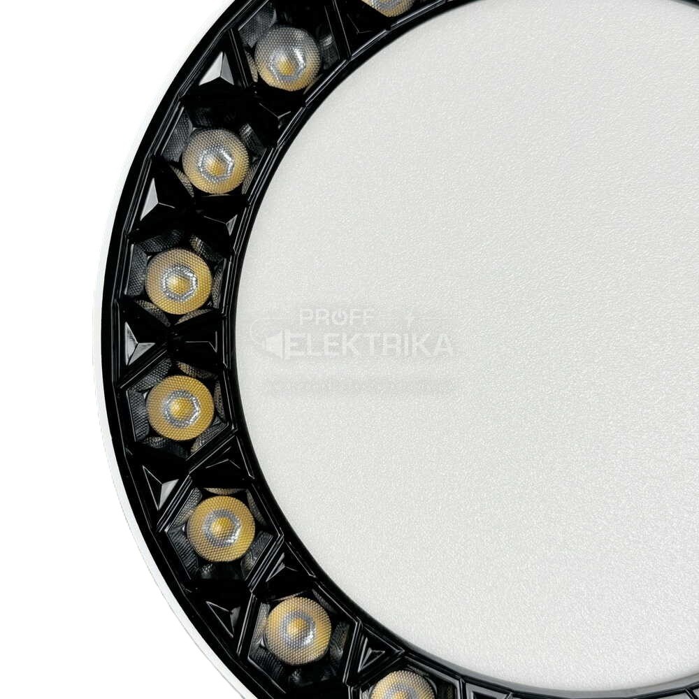 Фото 3 Світильник LED Violux ДББ ADAMANT-N 24W 4200K IP20 чорний 330171