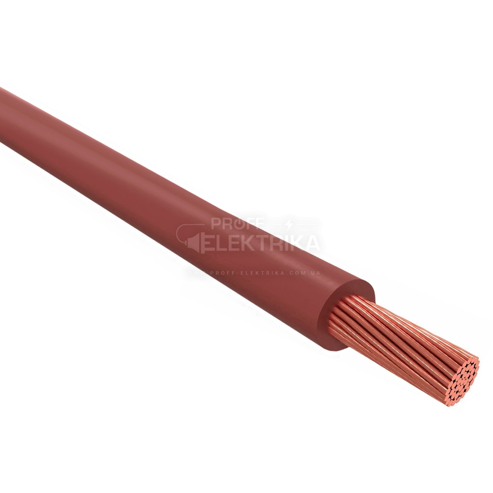 Фото Провід ПВ-3 нгд 1x1,5 ДСТУ коричневий