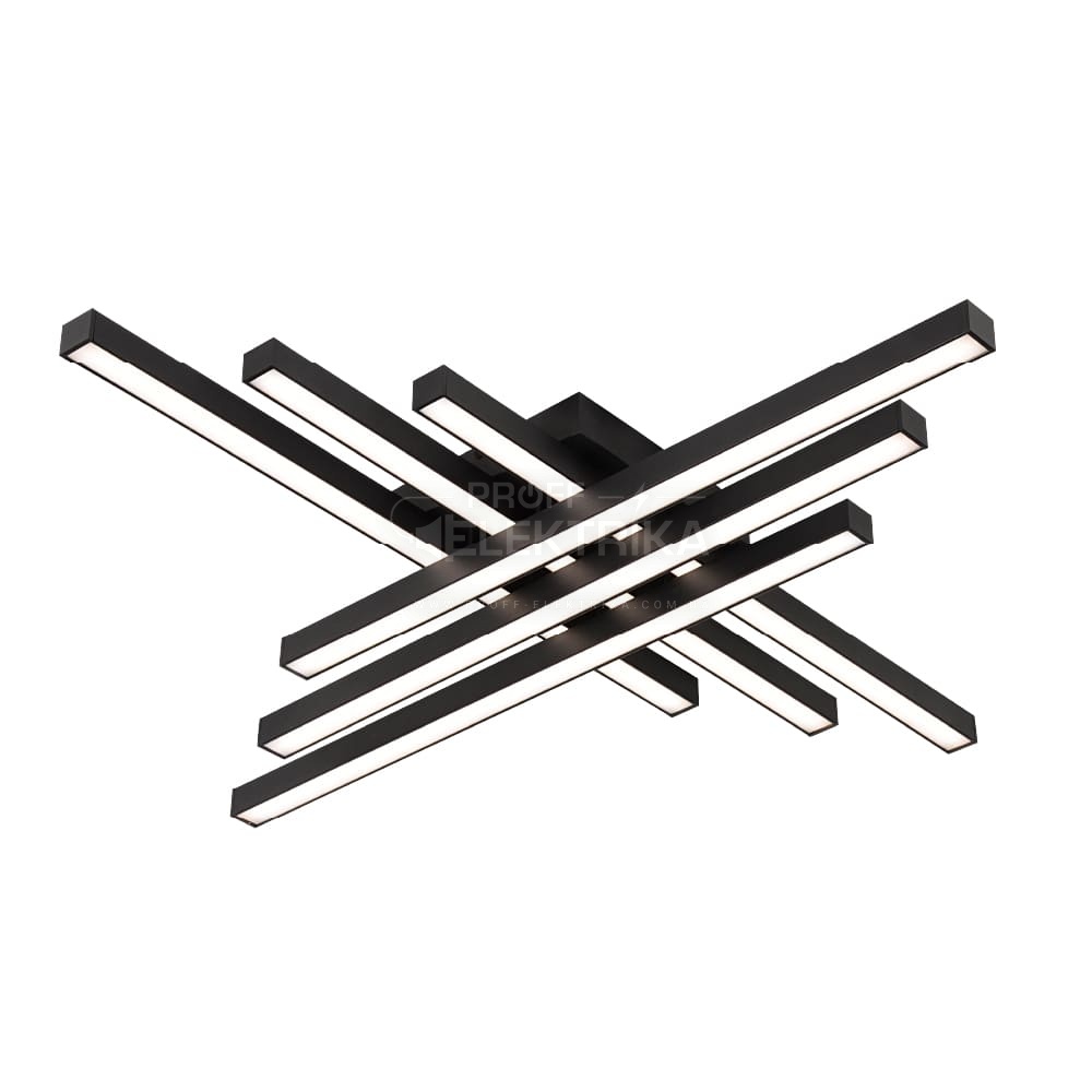 Фото Світильник smart HIWAY пульт квадрат 110W 3000-5000K IP20 чорний Violux 220805