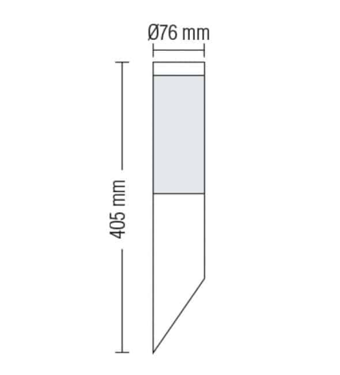 Фото 2 Світильник садово-парковий DEFNE-1 Е27 HOROZ 075-004-0001-010