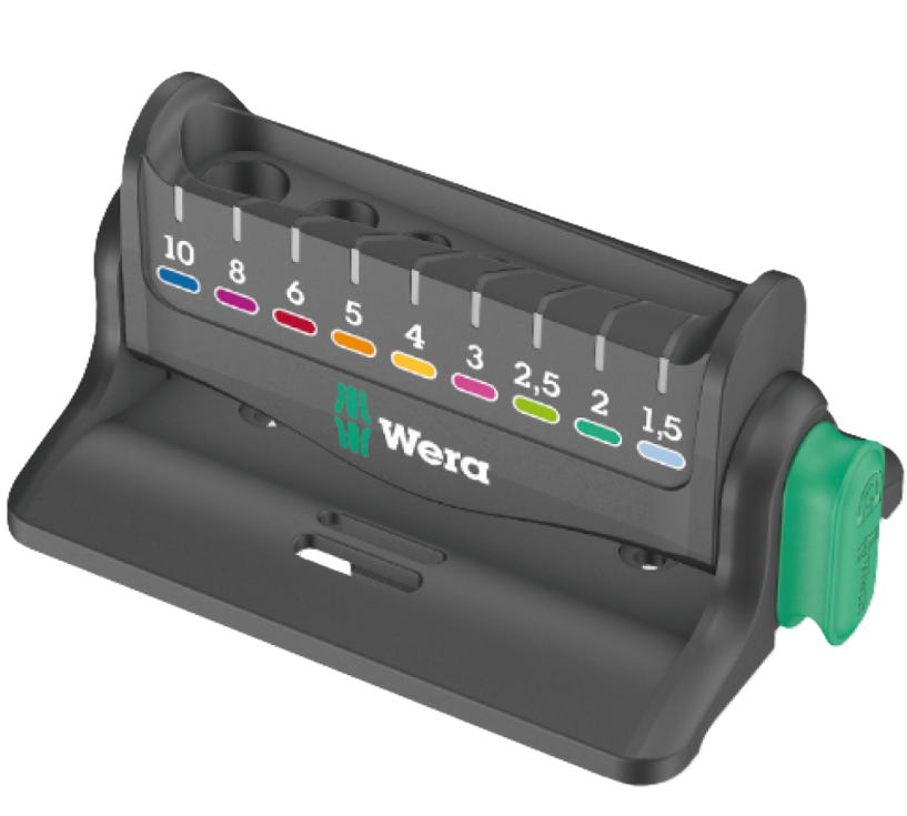 Фото 3 Набор Г-образных ключей WERA 950/9 Hex-Plus Multicolour 3 пластиковый держатель 05133165001