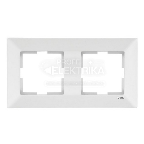 Фото Рамка 2 поста Белая Meridian