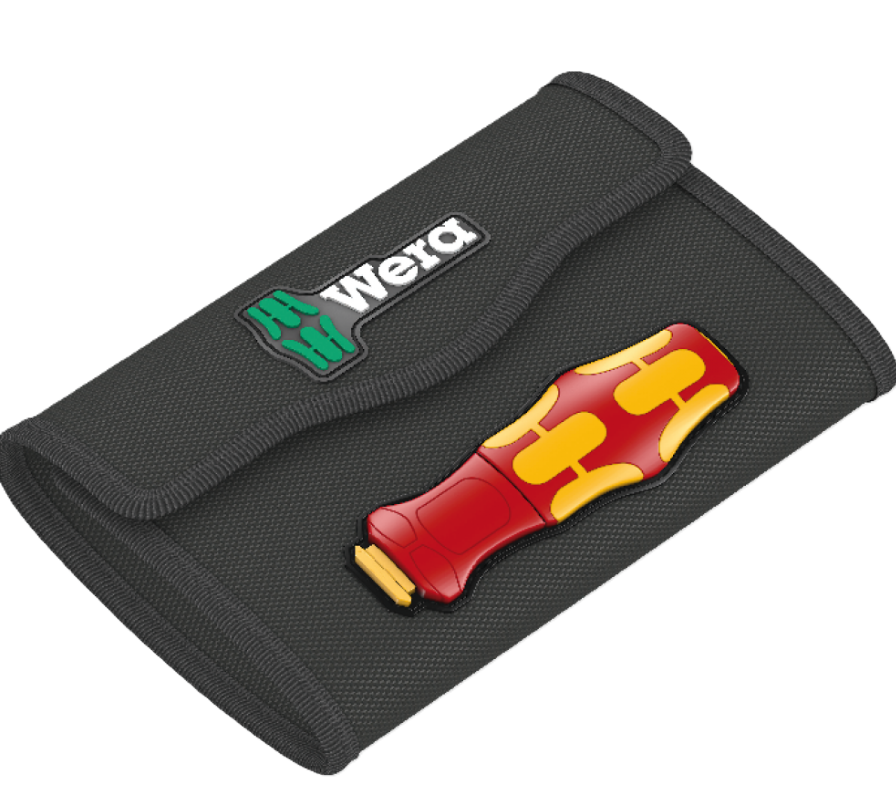 Фото Сумка для отвертки со сменными вставками WERA Kraftform Kompakt Turbo VDE 16ед. 05136494001