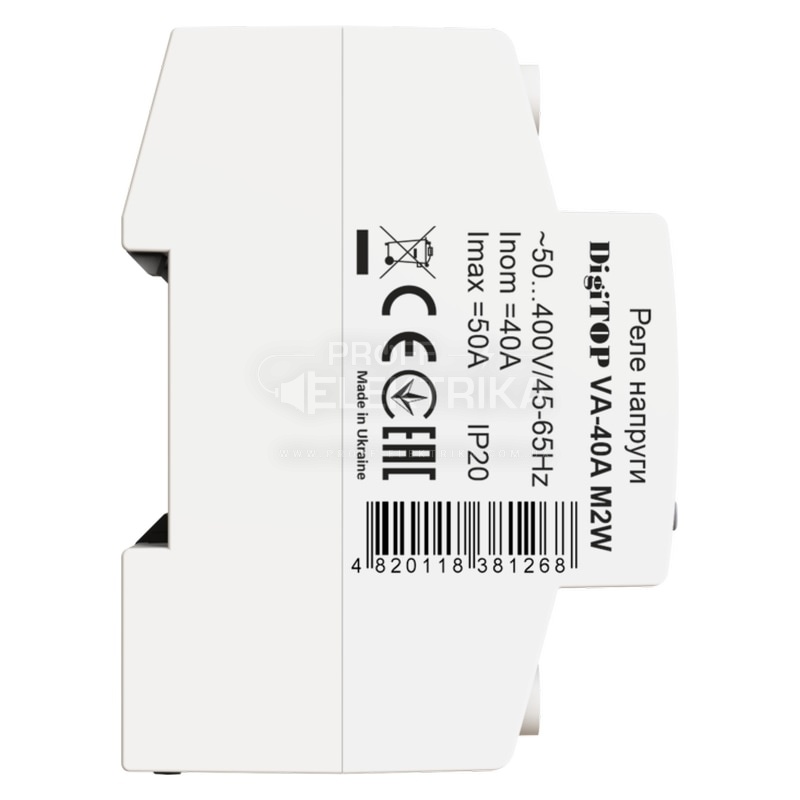 Фото 3 Реле напряжения с контролем тока VА-40A M2W DigiTOP