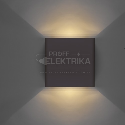 Фото 3 Архітектурний світлодіодний накладний світильник Feron DH012 6Вт 4000K коричневий