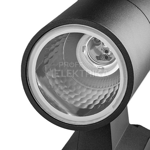 Фото 3 Архитектурный накладной светильник Feron DH0701 под лампу серый