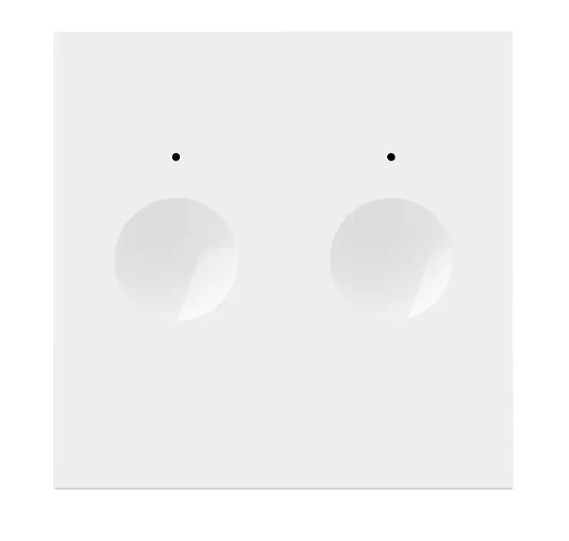 Фото 2 Механизм сенсорный выключатель Sense 2 сенсора белый Livolo