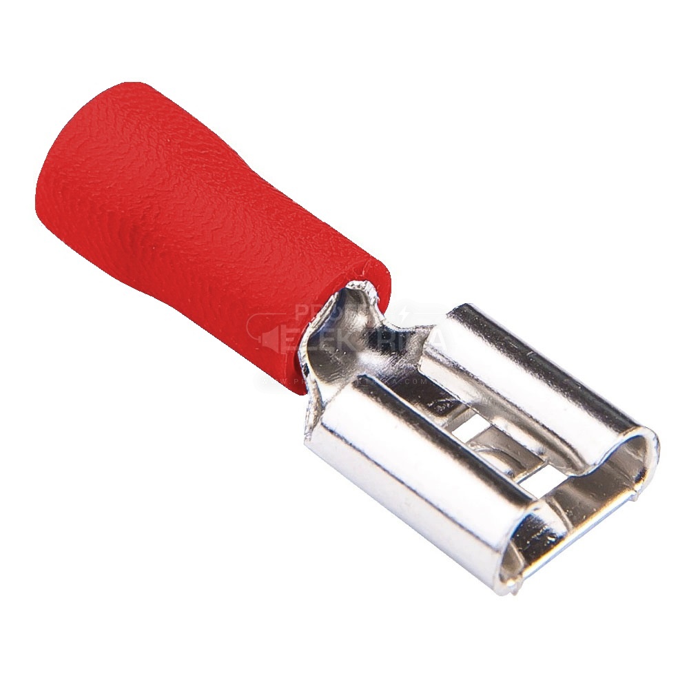 Фото Конектор плоский частково ізольований роз'єм мама FDD 1.25-110 100 штук TAKEL