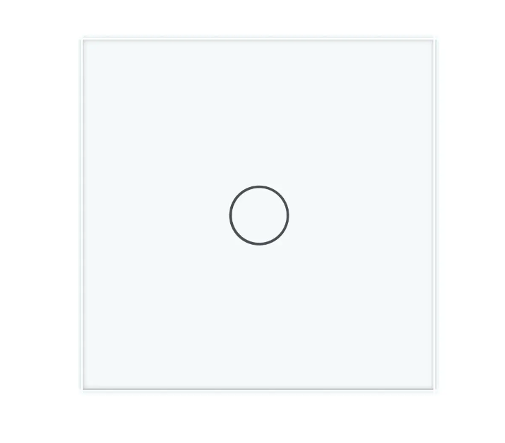 Фото Сенсорный выключатель 1 сенсор 12/24В белое стекло Livolo