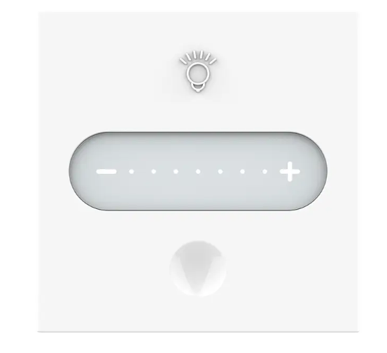 Фото 2 Умный механизм сенсорный проходной/перекрестный EC димер Livolo белый Livolo