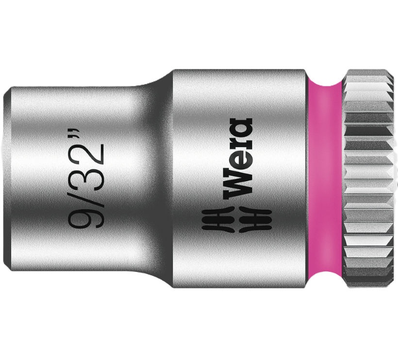 Фото Торцева головка WERA Zyklop 1/4" 8790 HMA 05003517001 9/32" x23.0 мм