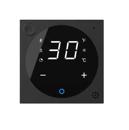 Фото 2 Механізм розумний програмований терморегулятор для теплої підлоги чорний Livolo